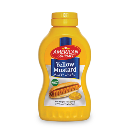 American Gourmet bottled yellow mustard